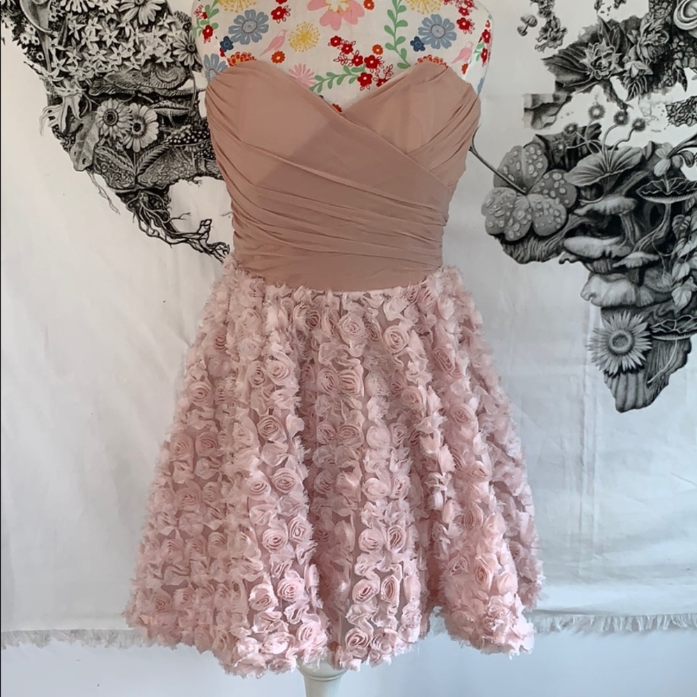 ASOS strapless dress